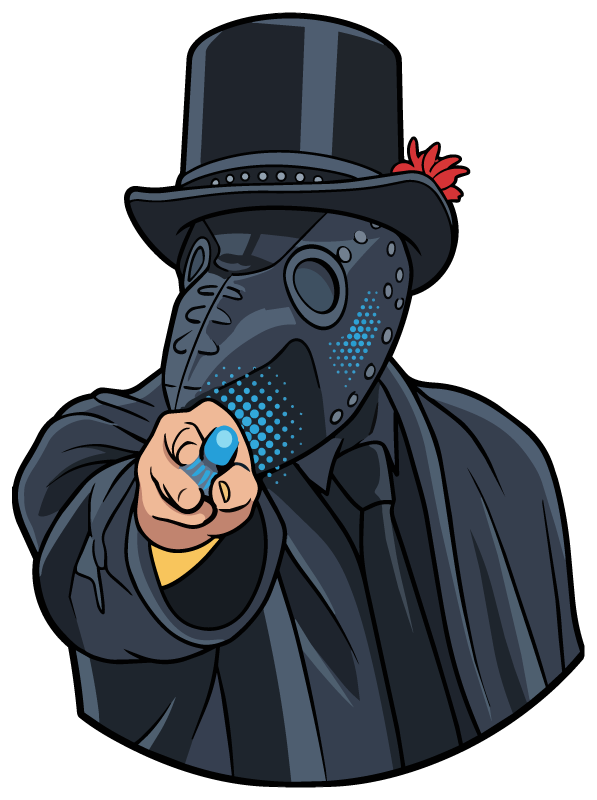 PlagueDrWhoToonedSticker